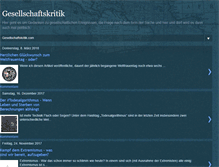 Tablet Screenshot of gesellschaftskritik.com